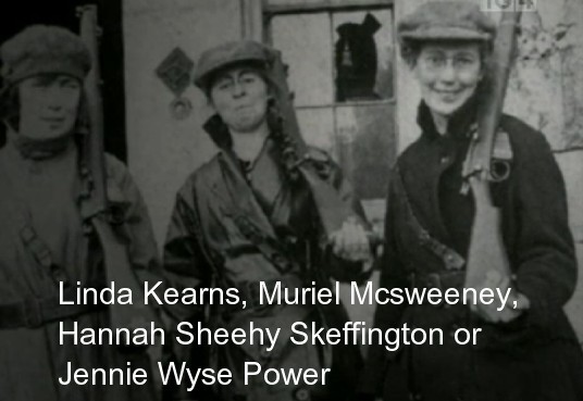 Linda Kearns, Muriel McSweeney, Hannah Sheehy-Skeffington or Jennie Wyse Power